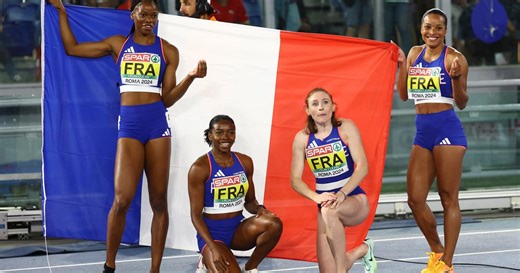 Athlétisme: les Françaises du relais 4x100 m décrochent la médaille d’argent aux championnats d’Europe