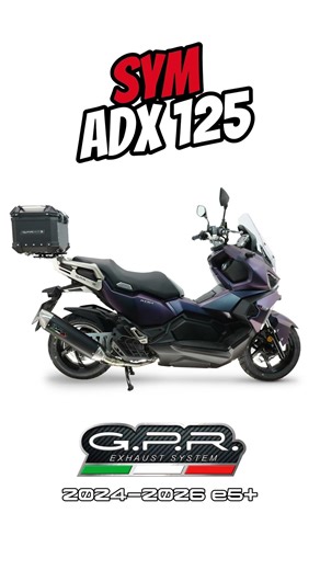 GPR Exhaust System for Sym Adx 125 #sym #scooter #symadx125