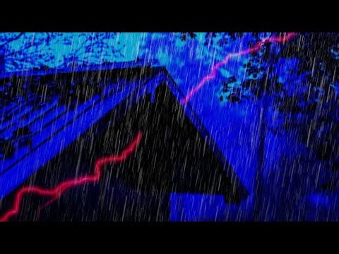 Heavy Rain & Thunder on a Tin Roof – Ad-Free Rain Sounds for Sleep