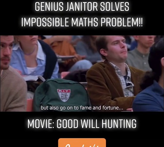 Genius Janitor Solves Impossible Maths Problem - Good Will Hunting (Part 1/4)