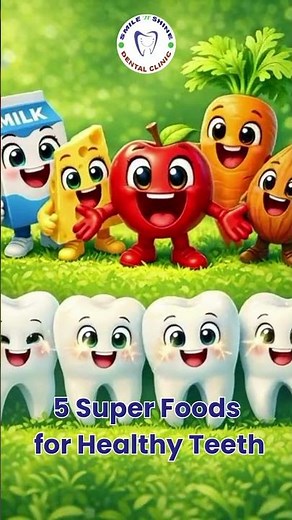 Strong Teeth, Bright Smile 🦷✨Eat Smart for Naturally Healthy Teeth