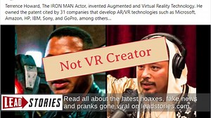 Fact Check: 31 Patent Citations Do NOT Prove Actor Terrence Howard Invented Virtual Reality | Lead Stories