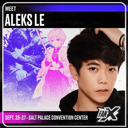 📣 Welcome Voice Actor Aleks Le to FanX Salt Lake Comic Convention!! 🎟 Join us September 25th-27th, get your tickets: https://bit.ly/3E45lDJ | FanX Salt Lake Comic Convention