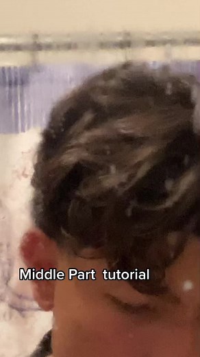 Slick Back Middle Part Hair Tutorial