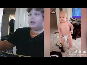 i react to baby takes off his diaper