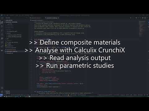 Part2: Automated FEM analysis and output processing with Python and CalculiX CrunchiX (ccx)