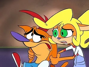 Rare footage of a Crash & Coco cartoon from the 90s?!