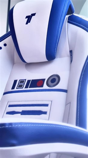 Your co-pilot has arrived. 🤍💙 The Duo V4 Pro R2-D2 is built for long missions, late nights, and galactic-level comfort. Power up your setup. This is the seat you’re looking for. #ttracing #r2d2 #starwars | TTRacing
