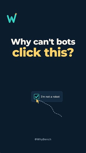 Why can't robots click “I'm not a robot”?