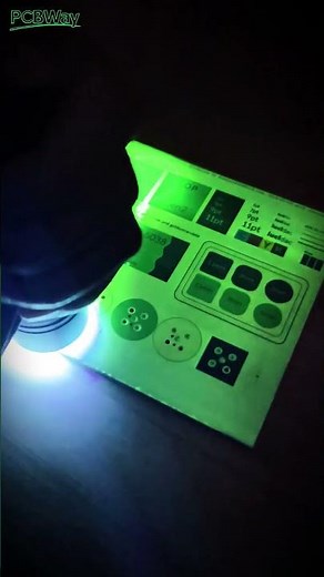 Full-color printing plus glow-in-the-dark silkscreen. 😍#shorts #pcbway #pcbdesigning