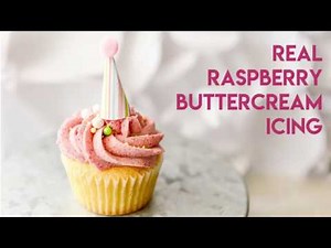 All Natural Raspberry Buttercream Icing Recipe
