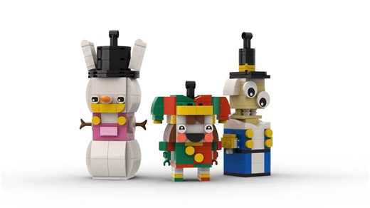 LEGO The Amazing Digital Circus/神奇的数字马戏团_建造乐高圣诞饰品