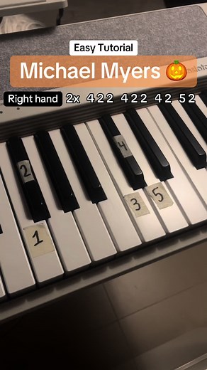 Michael Myers 🎃 Easy Piano Tutorial
