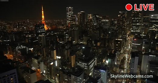 【LIVE】 Live Cam Tokyo Skyline | SkylineWebcams