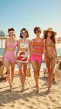 Swimwear Through the Decades: 1940s–1970s ☀️