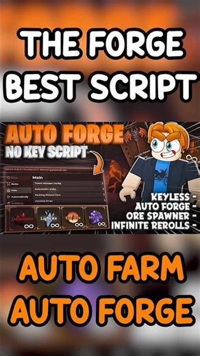 ROBLOX THE FORGE SCRIPT (2026) ⛏️ AUTO FARM ORES & MOBS