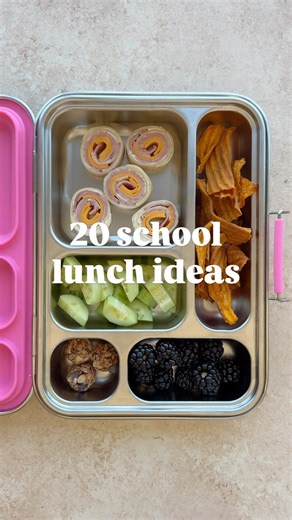 Cassy Joy Garcia | Fed & Fit on Instagram: "20 bento box-style lunches, 160 notes for big kids, 160 notes for little kids (that’s a full school year worth), and (our real goal) school lunches become easier on your and your kiddos. We have this guide printed so my girls can choose which they want at the beginning of the week. My grocery shopping is more streamlined, they’re thrilled with what shows up in their lunch, and it all feels so much …lighter. This guide is available to members of our Fed