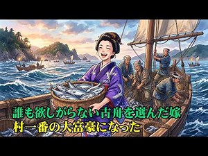 穴だらけの古びた舟一艘で、嫁は村一番の大富豪になった | 日本昔ばなし庵