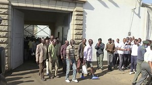 Zimbabwe lets out one in five prisoners in presidential amnesty A total of 4,270 inmates, mostly men, have been released, according to the African country's correctional service, which described the reprieve as a "noble gesture" by the president. Those let out will be able to vote in presidential and legislative elections due to be held in August, although no date has been announced yet. Read more: http://u.afp.com/iEWN | AFP News Agency