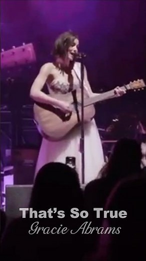 Emotional Live Moment 💖 Gracie Abrams Performs “That’s So True” Live at Radio City Music Hall