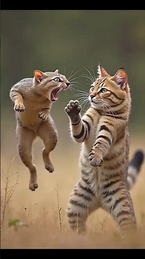 Weasel vs Cat fight #Shorts #catvsweasel