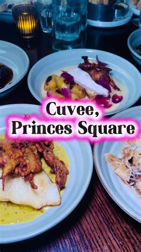 about my meal of the year.. at @cuveeglasgow 🏆 I have not stopped talking about this meal😅 I need to go back pronto!! ❤️Pappardelle- with duck and pecan ragu ❤️Cod- with spiced chowder and samphire pakora ❤️Chicken and Potatoes - poached chicken with chicken fat ratte potatoes, pickled grelot onions and chicken butter sauce This isn’t cheap, but i really think it’s worth it! We all got three plates each and couldn’t finish, so i’d probably share four plates between two next time, especially if