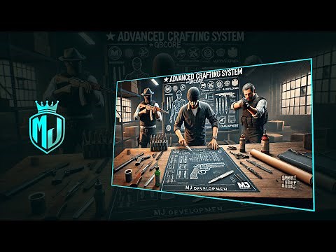[FREE] ⚒️ Weapon Crafting | Advanced Crafting System for QBCore | MJ DEVELOPMENT