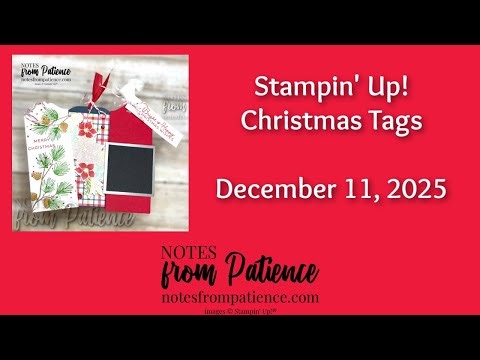Stampin' Up! Christmas Tags
