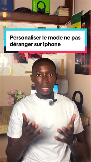 Personaliser le mode ne pas déranger sur iphone #astuce #iphone #ios #pourtoiii
