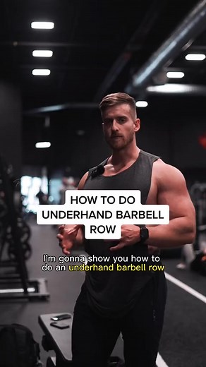 6.6K views · 157 reactions | How To Do Underhand Barbell Rows - 1.Neutral/Shoulder width Grip. 2.Lead with the Lats. 3.Hinge forward until chest is close to parallel with floor. 4.Stretch/Protract forward, Then drive elbows back whil tucking them in. - #gymtiktok #GymTok #backworkout #backday #fitnesstips #barbellrows #workout #gymtips | Petermiljak | Facebook