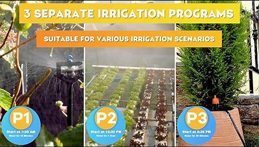 3 Independent Irrigation Programs