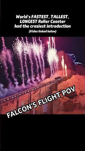 World’s Tallest, Fastest & Longest Roller Coaster — Falcon’s Flight Opening Ceremony 😳🎢 (4K POV)