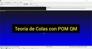 Teoría de colas usando QM for windows. Explicamos como utilizar el software para los modelos de colas. | MUNDO IO - Investigación de Operaciones