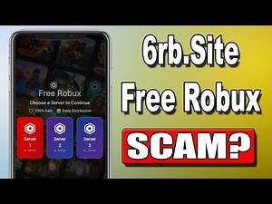 6rb.site Free Robux - Free Roblox Site Or Scam?