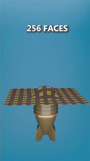 Atomic Bomb Test 😳 (1 Face vs 4096 Faces)