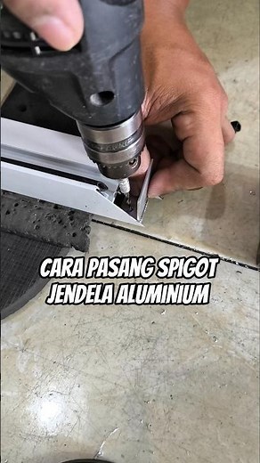 How to install a spigot on an aluminum window #tutorial