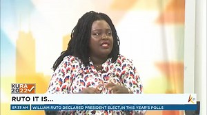 4.9K views · 201 reactions | Lydiah Mathia: I think it's not surprising that there are international communities commending William Ruto, it's because they feel confident that the process was above board and transparent. | K24 TV | Facebook