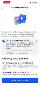 Facebook Content Monetization | How To Get Cacebook Content Monetization | Content Monetization