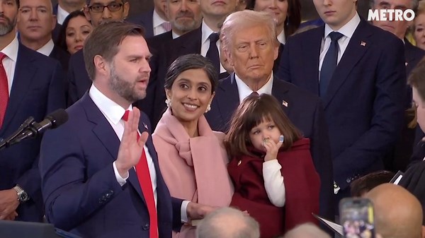 JD Vance sworn in as 50th Vice President