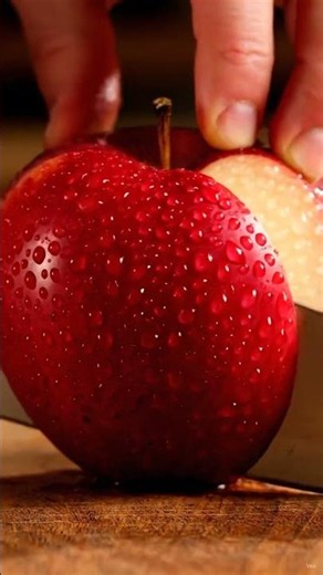 Apple Cutting Animation |Apple Facts |Fruit Animation |Relaxing | Food Animation #Shorts #Satisfying