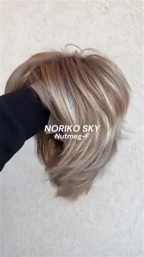 A classic from Noriko 👏😍 Cap Design: Standard Cap Hair Fiber: Synthetic Size: Average Weight: 2.79 oz Comment SKY for the link to this style! Style shown: Noriko Sky in Nutmeg-F . . . #wigs #shopwigs #alopecia #thinninghair #femalehairloss | Name Brand Wigs