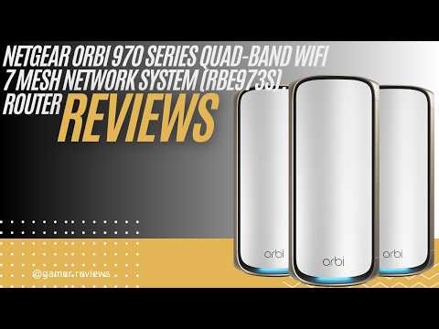 NETGEAR Orbi RBE973S WiFi 7 Mesh Review | 10 Gig Internet and Security Features