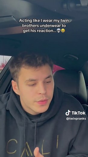 Sibling Prank: Twins Of TikTok Reacting to Underwear Funny Video