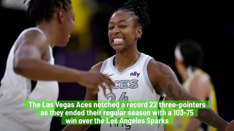 Aces Knock Down Record 22 Three-Pointers In 16th Straight Win