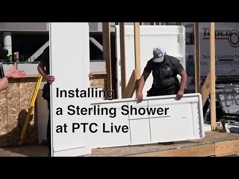 Sterling Shower Installation at PTC LIVE