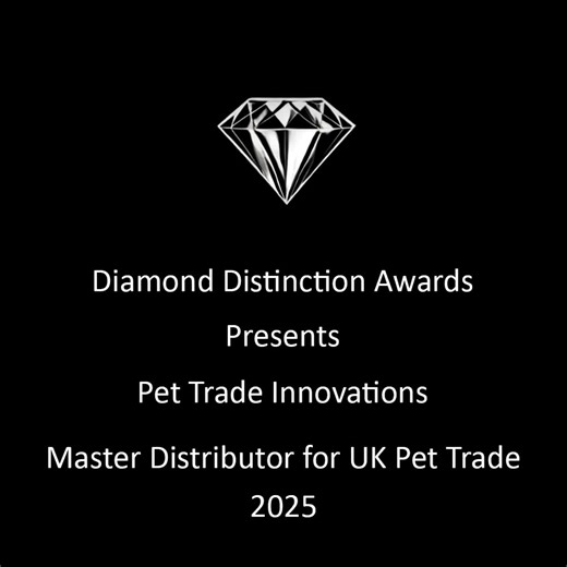 🏆🐾 Award Announcement: Master Distributor for UK Pet Care 2025 🐾🏆 Congratulations to Pet Trade Innovations Ltd on being awarded Master Distributor for UK Pet Care 2025 by Diamond Distinction Awards. Pet Trade Innovations has become a driving force in bringing fresh ideas, clever products, and global pet‑care innovations into the UK market. From supporting new designers with product launches to introducing successful overseas brands through their established distribution network, they play a 