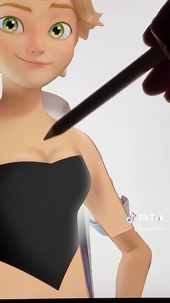 Adrien as a Girl: Miraculous Ladybug Art