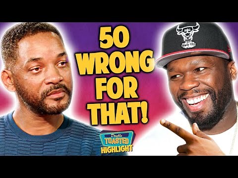 50 CENT TROLLS WILL SMITH OVER RED TABLE TALK | Double Toasted