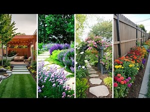 VIBRANT! BACKYARD FLOWER GARDEN LAYOUT IDEAS | BEST FLOWER GARDEN LANDSCAPING DESIGN FOR BACKYARD