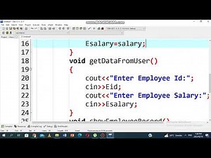 Employee Management System Project Using C++ with source code Part 1